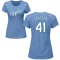 Women's Tucker Davidson Name & Number T-Shirt - Light Blue