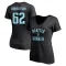 Women's Tucker Robertson Name & Number Victory Arch T-Shirt - Black