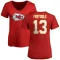 Women's Ty Fryfogle Name & Number Slim Fit T-Shirt - Red