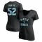 Women's Tye Kartye Name & Number Victory Arch T-Shirt - Black