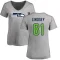 Women's Tyjon Lindsey Name & Number Slim Fit T-Shirt - Ash