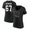 Women's Tyler Benson 2023 Western Conference Champions Goal Tender V-Neck T-Shirt - Black