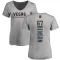 Women's Tyler Benson Backer Slim Fit V-Neck T-Shirt - Heathered Gray