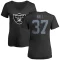 Women's Tyler Hall Name & Number Slim Fit T-Shirt - Black