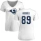 Women's Tyler Higbee Name & Number Slim Fit T-Shirt - White