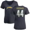 Women's Tyler Hoosman Name & Number Slim Fit V-Neck T-Shirt - Navy