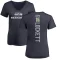 Women's Tyler Lockett Backer Slim Fit T-Shirt - Navy