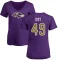 Women's Tyler Ott Name & Number Slim Fit T-Shirt - Purple