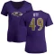 Women's Tyler Ott Name & Number V-Neck T-Shirt - Purple