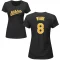 Women's Tyler Wade Name & Number T-Shirt - Black