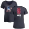 Women's Tyler Wade Name and Number Banner Wave V-Neck T-Shirt - Navy