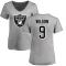 Women's Tyree Wilson Name & Number Slim Fit T-Shirt - Ash