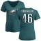 Women's Tyreek Maddox-Williams Name & Number Slim Fit T-Shirt - Green