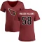 Women's Tyreek Maddox-Williams Name & Number Slim Fit T-Shirt - Maroon