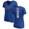 Women's Tyrel Dodson Backer Slim Fit T-Shirt - Royal