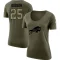 Women's Tyrel Dodson Legend Salute to Service Scoop Neck T-Shirt - Olive