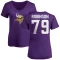 Women's Tyrese Robinson Name & Number Slim Fit T-Shirt - Purple