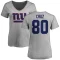 Women's Victor Cruz Name & Number Slim Fit T-Shirt - Ash