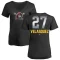 Women's Vince Velasquez Midnight Mascot V-Neck T-Shirt - Black