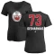 Women's Vincent Desharnais Name and Number Banner Wave V-Neck T-Shirt - Black