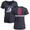 Women's Vincent Valerio-Bodon Name and Number Banner Wave V-Neck T-Shirt - Navy