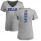 Women's Vontae Davis Backer V-Neck T-Shirt - Ash