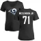 Women's Warren McClendon Jr. Name & Number Slim Fit T-Shirt - Black