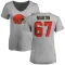 Women's Wes Martin Name & Number Slim Fit T-Shirt - Ash