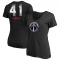 Women's Wes Unseld Midnight Mascot T-Shirt - Black