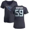 Women's Wesley Woodyard Name & Number Slim Fit T-Shirt - Navy