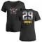 Women's Wil Crowe Midnight Mascot V-Neck T-Shirt - Black