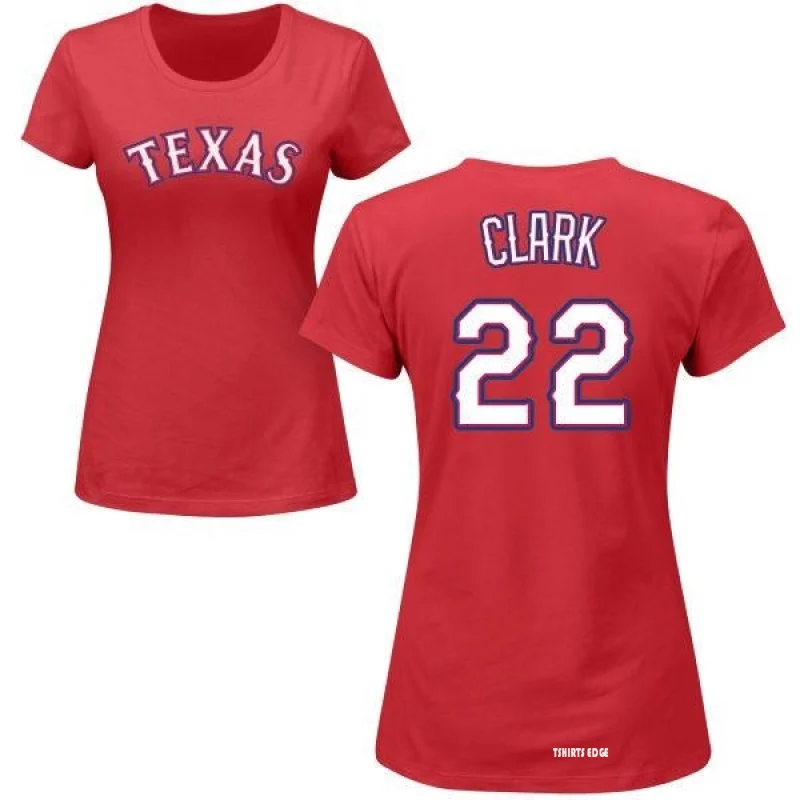 Will Clark Name & Number T-Shirt - Royal - Tshirtsedge