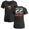 Women's Willie Montanez Midnight Mascot V-Neck T-Shirt - Black