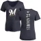 Women's Willy Adames Backer Slim Fit T-Shirt - Navy