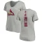 Women's Yadier Molina Backer Slim Fit T-Shirt - Ash