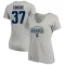 Women's Yanni Gourde Name & Number Lockup T-Shirt - Gray