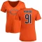 Women's Yannick Ngakoue Name & Number Slim Fit T-Shirt - Orange