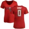 Women's YaYa Diaby Name & Number Slim Fit T-Shirt - Red