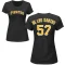 Women's Yerry De Los Santos Name & Number T-Shirt - Black