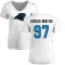 Women's Yetur Gross-Matos Name & Number Slim Fit T-Shirt - White