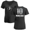 Women's Yoan Moncada Midnight Mascot V-Neck T-Shirt - Black