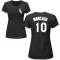 Women's Yoan Moncada Name & Number T-Shirt - Black