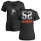 Women's Yoenis Cespedes Midnight Mascot V-Neck T-Shirt - Black