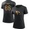 Women's Zach Ertz 2020 Salute To Service Performance T-Shirt - Black