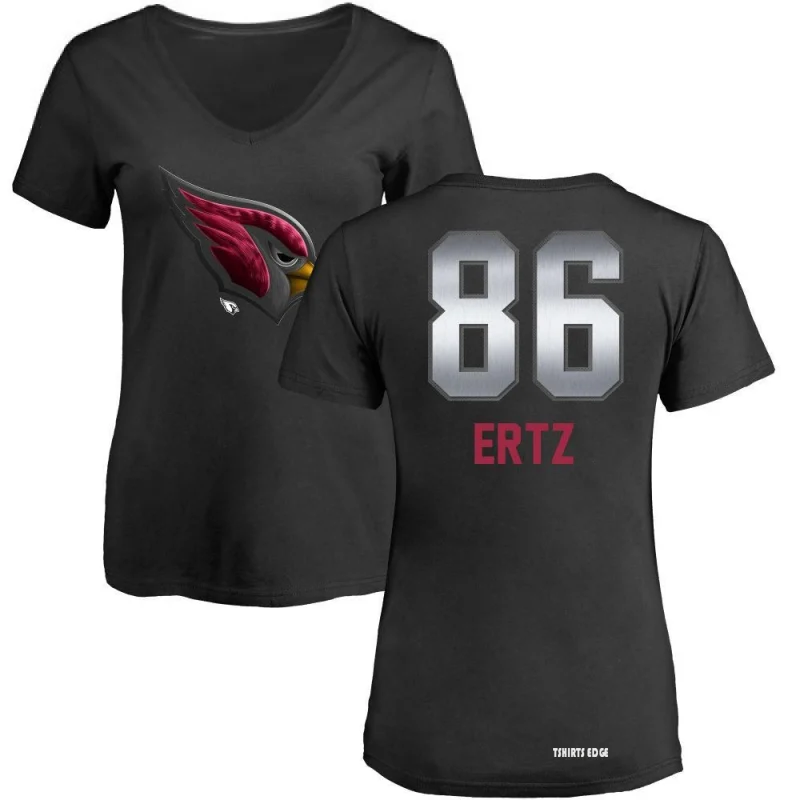 Zach Ertz Name & Number T-Shirt - Black - Tshirtsedge