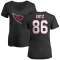 Women's Zach Ertz Name & Number Slim Fit T-Shirt - Black