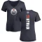 Women's Zach Hyman Backer Slim Fit V-Neck T-Shirt - Navy