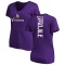 Women's Zach Ojile Backer Slim Fit T-Shirt - Purple