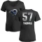 Women's Zach Thomas Midnight Mascot T-Shirt - Black