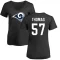 Women's Zach Thomas Name & Number Slim Fit T-Shirt - Black